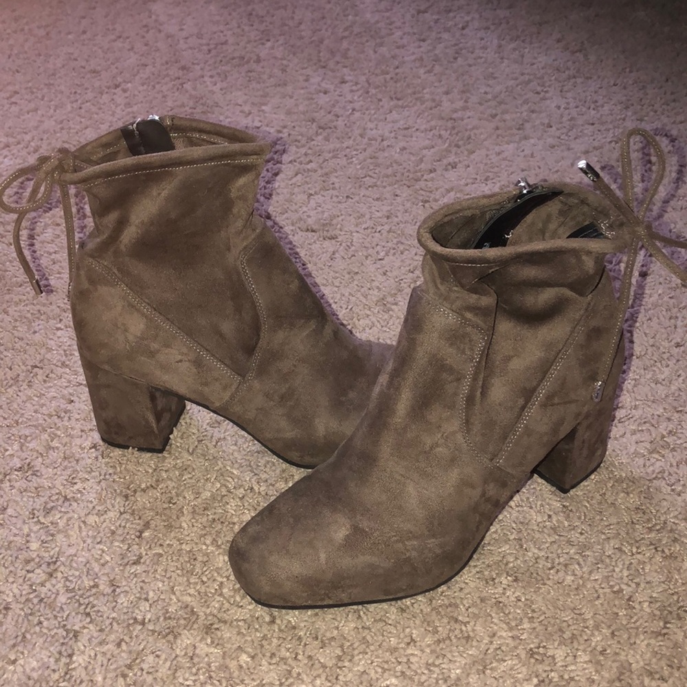 Franco Sarto suede booties